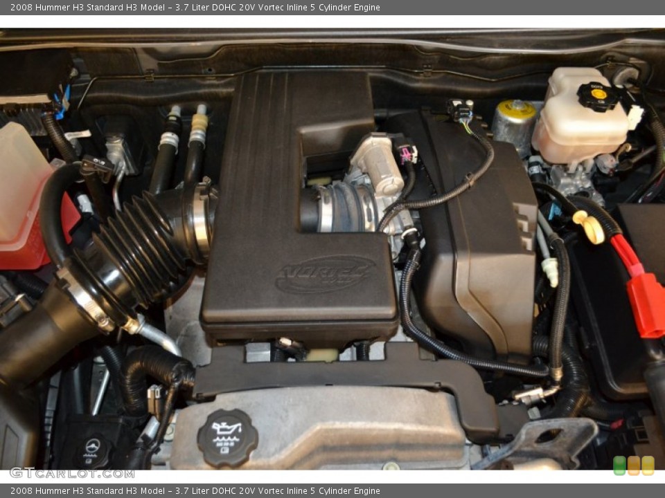 3.7 Liter DOHC 20V Vortec Inline 5 Cylinder Engine for the 2008 Hummer H3 #55424919