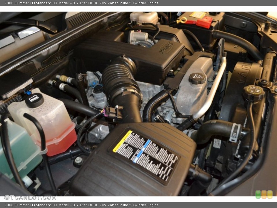 3.7 Liter DOHC 20V Vortec Inline 5 Cylinder Engine for the 2008 Hummer H3 #55424937