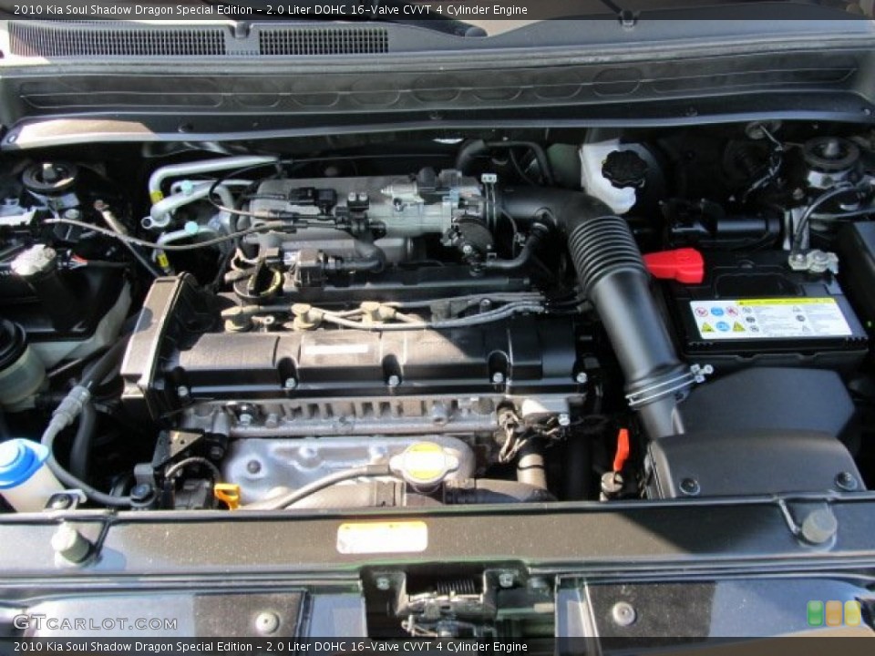 2.0 Liter DOHC 16-Valve CVVT 4 Cylinder Engine for the 2010 Kia Soul #55425852