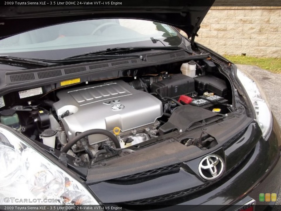3.5 Liter DOHC 24-Valve VVT-i V6 Engine for the 2009 Toyota Sienna #55426044