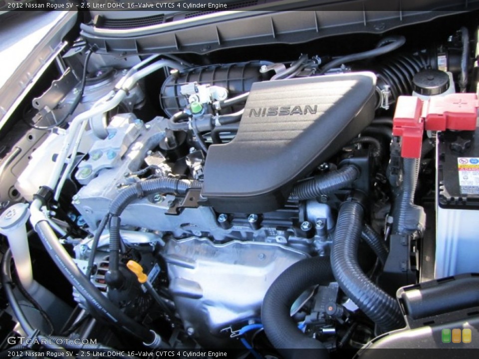 2.5 Liter DOHC 16-Valve CVTCS 4 Cylinder Engine for the 2012 Nissan Rogue #55435780
