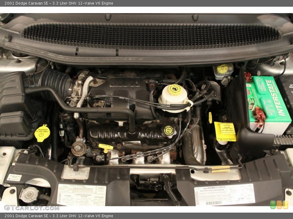 3.3 Liter OHV 12-Valve V6 Engine for the 2001 Dodge Caravan #55443106