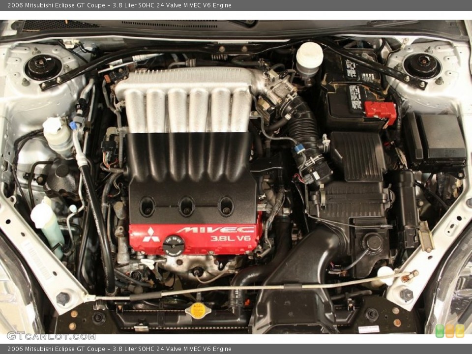 3.8 Liter SOHC 24 Valve MIVEC V6 Engine for the 2006 Mitsubishi Eclipse #55445302