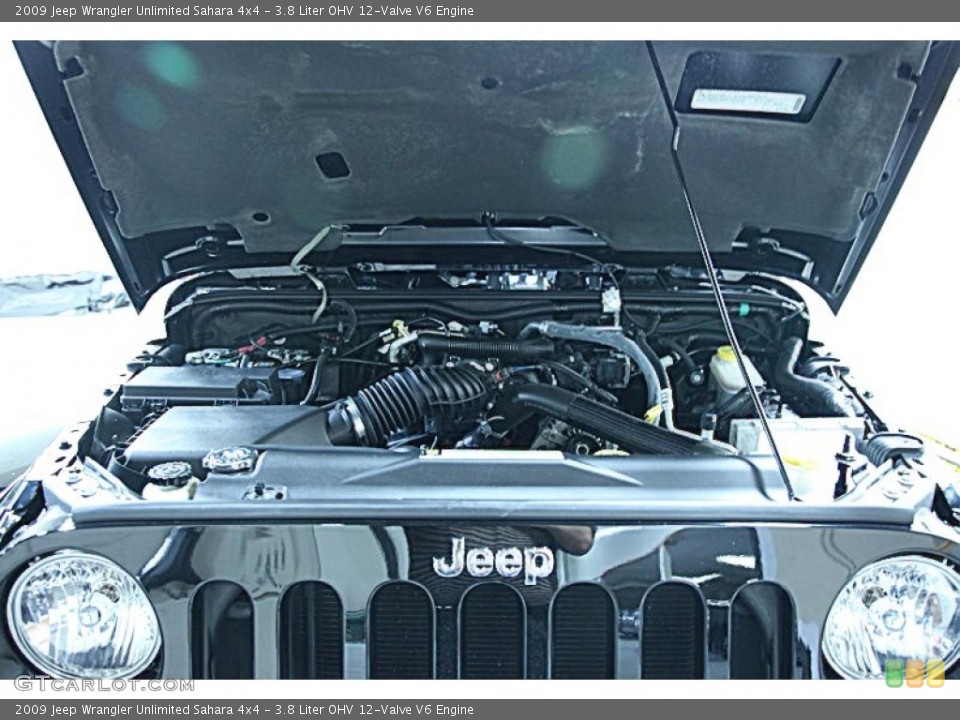 3.8 Liter OHV 12-Valve V6 Engine for the 2009 Jeep Wrangler Unlimited #55456595