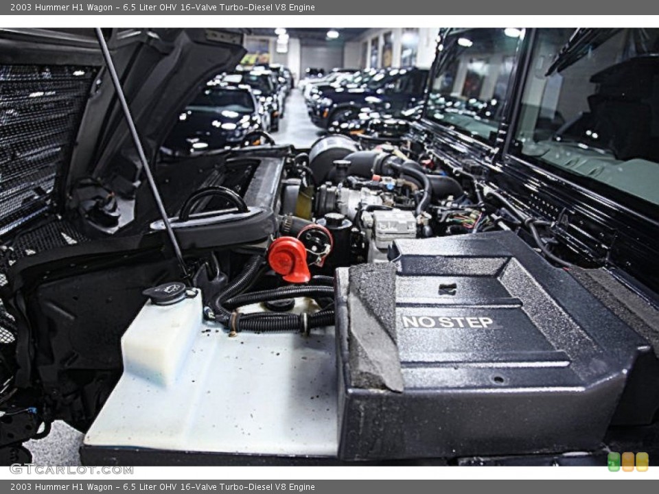 6.5 Liter OHV 16-Valve Turbo-Diesel V8 Engine for the 2003 Hummer H1 #55457222