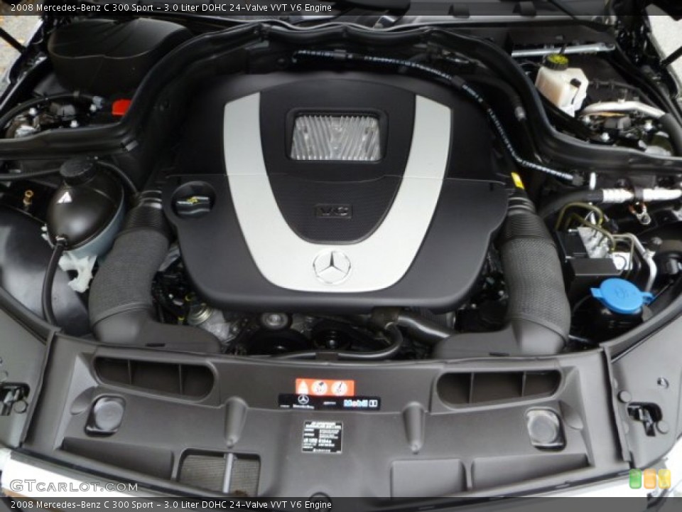 3.0 Liter DOHC 24-Valve VVT V6 Engine for the 2008 Mercedes-Benz C #55461575