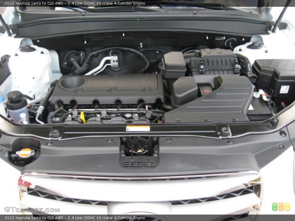 2.4 Liter DOHC 16-Valve 4 Cylinder Engine for the 2012 Hyundai Santa Fe #55463555