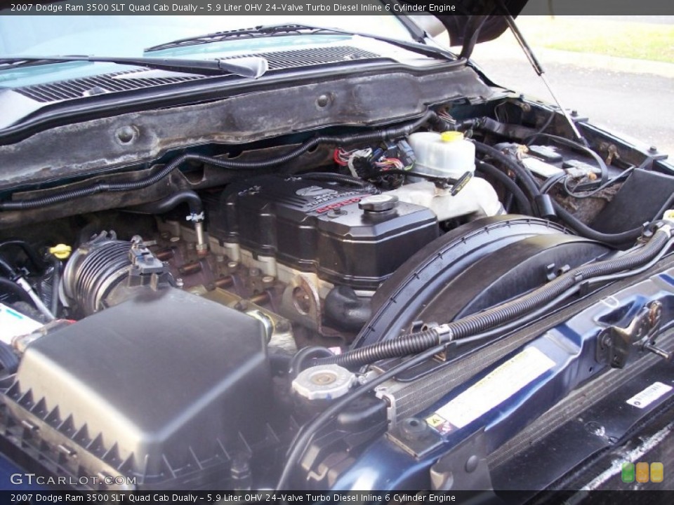 5.9 Liter OHV 24-Valve Turbo Diesel Inline 6 Cylinder Engine for the 2007 Dodge Ram 3500 #55464149
