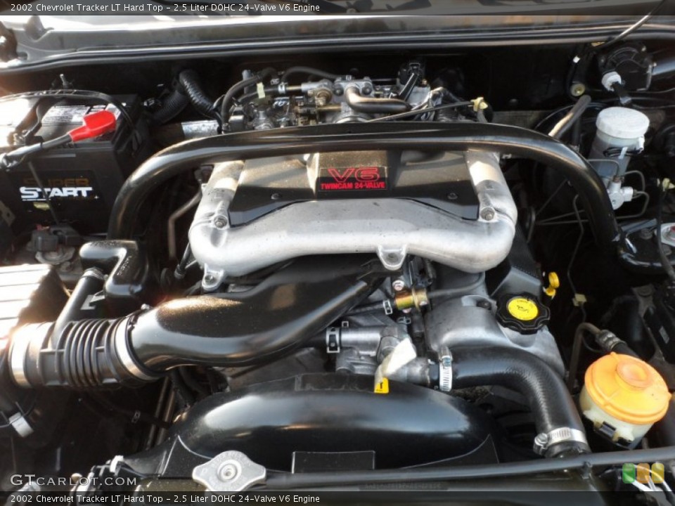2.5 Liter DOHC 24-Valve V6 Engine for the 2002 Chevrolet Tracker #55468643