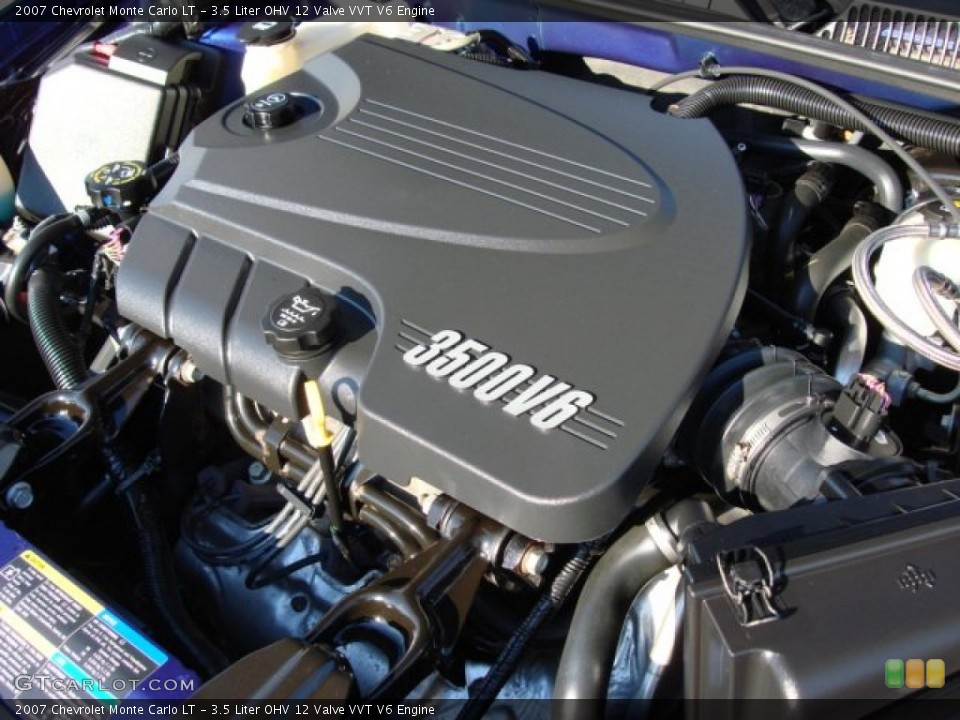 3.5 Liter OHV 12 Valve VVT V6 Engine for the 2007 Chevrolet Monte Carlo #55472060