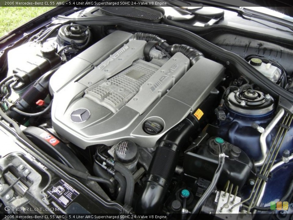 5.4 Liter AMG Supercharged SOHC 24-Valve V8 Engine for the 2006 Mercedes-Benz CL #55476815