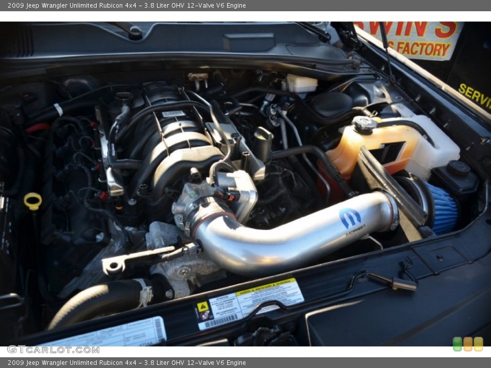 3.8 Liter OHV 12-Valve V6 Engine for the 2009 Jeep Wrangler Unlimited #55480671