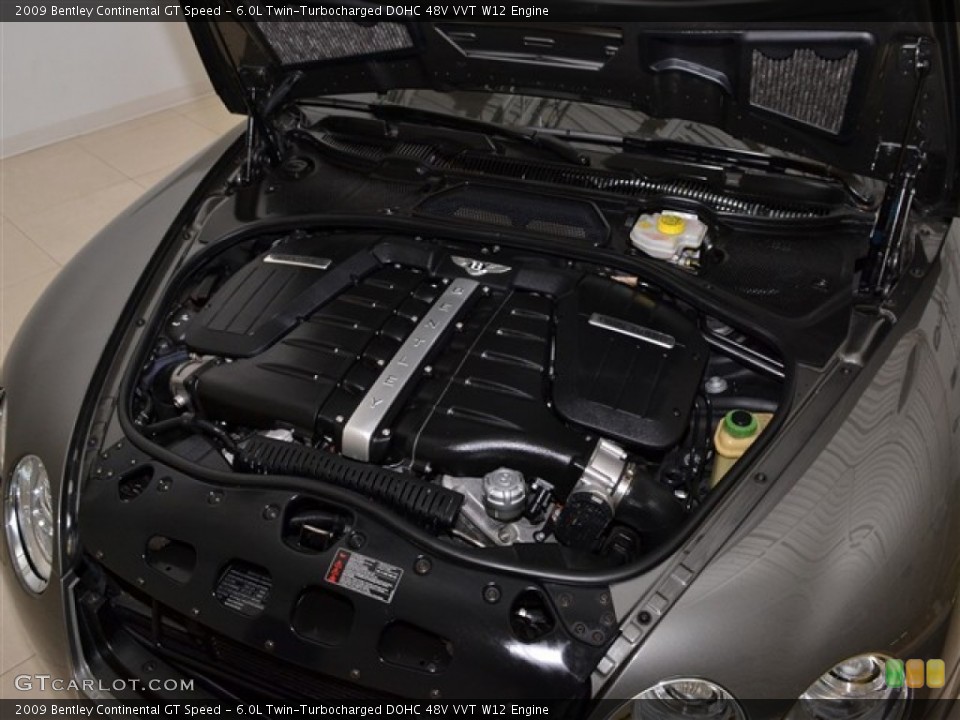 6.0L Twin-Turbocharged DOHC 48V VVT W12 Engine for the 2009 Bentley Continental GT #55486649