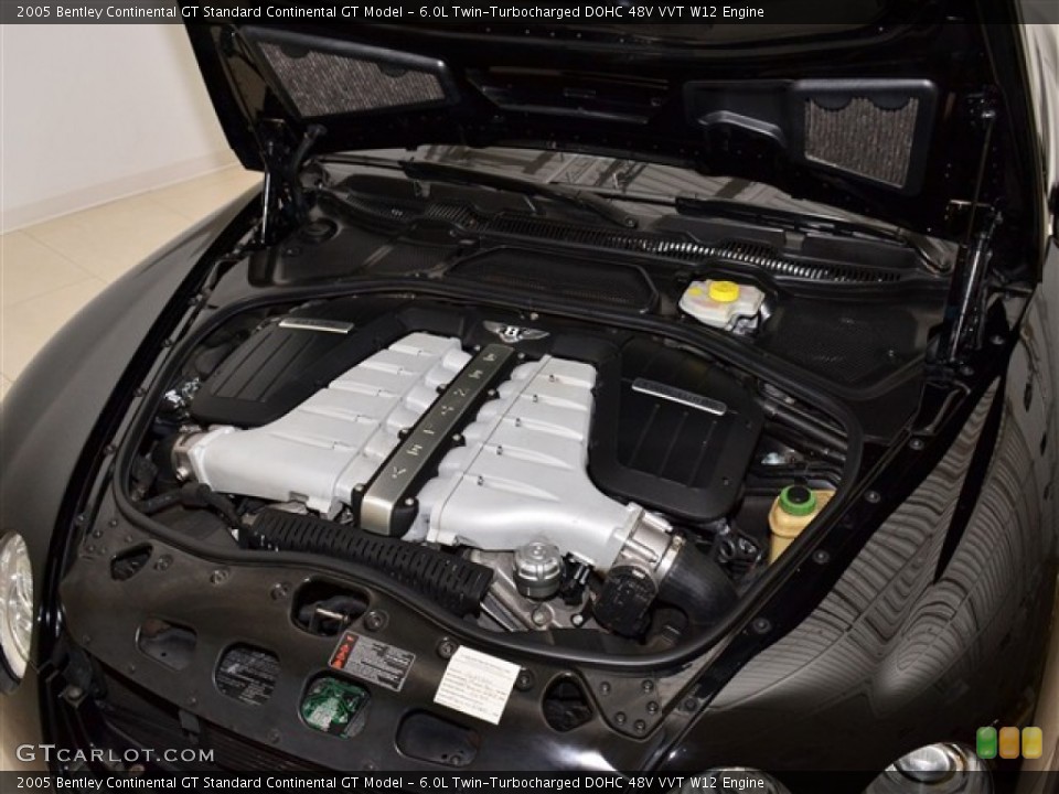 6.0L Twin-Turbocharged DOHC 48V VVT W12 Engine for the 2005 Bentley Continental GT #55486775