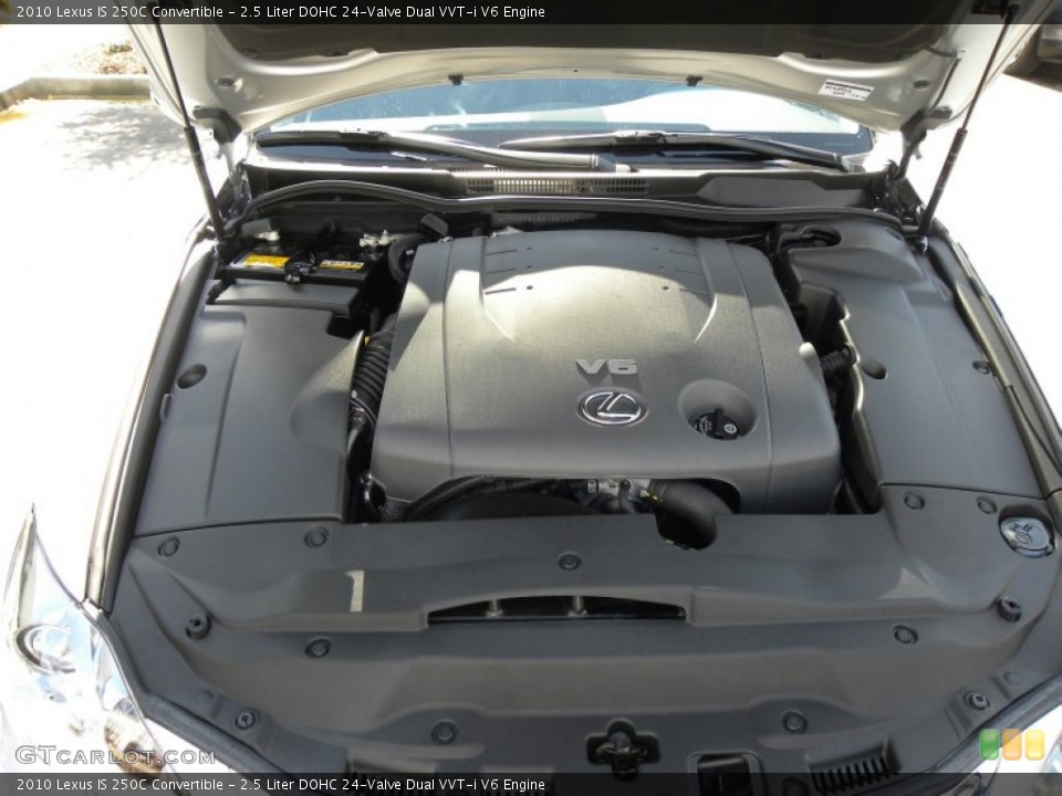 2.5 Liter DOHC 24-Valve Dual VVT-i V6 Engine for the 2010 Lexus IS #55487138