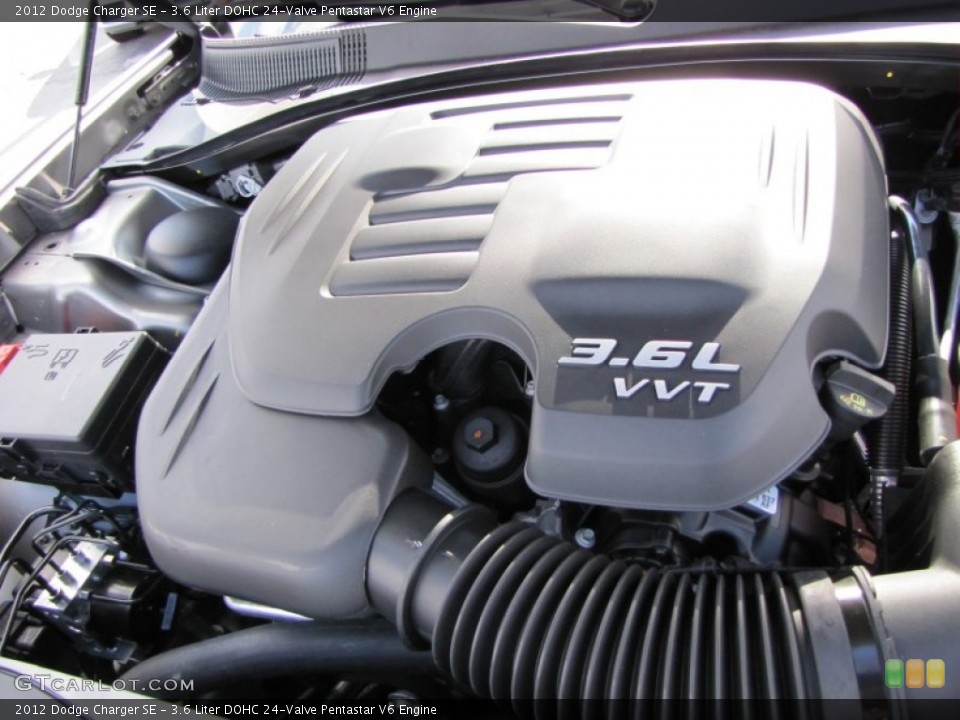 3.6 Liter DOHC 24-Valve Pentastar V6 Engine for the 2012 Dodge Charger #55490190