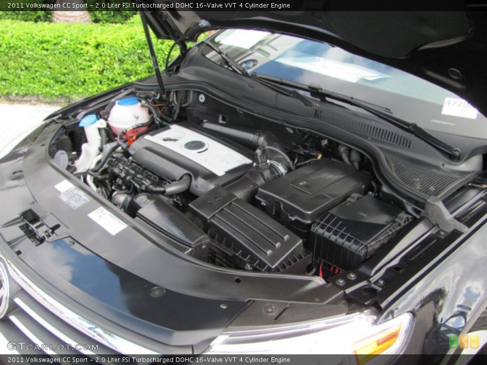 2.0 Liter FSI Turbocharged DOHC 16-Valve VVT 4 Cylinder Engine for the 2011 Volkswagen CC #55490846