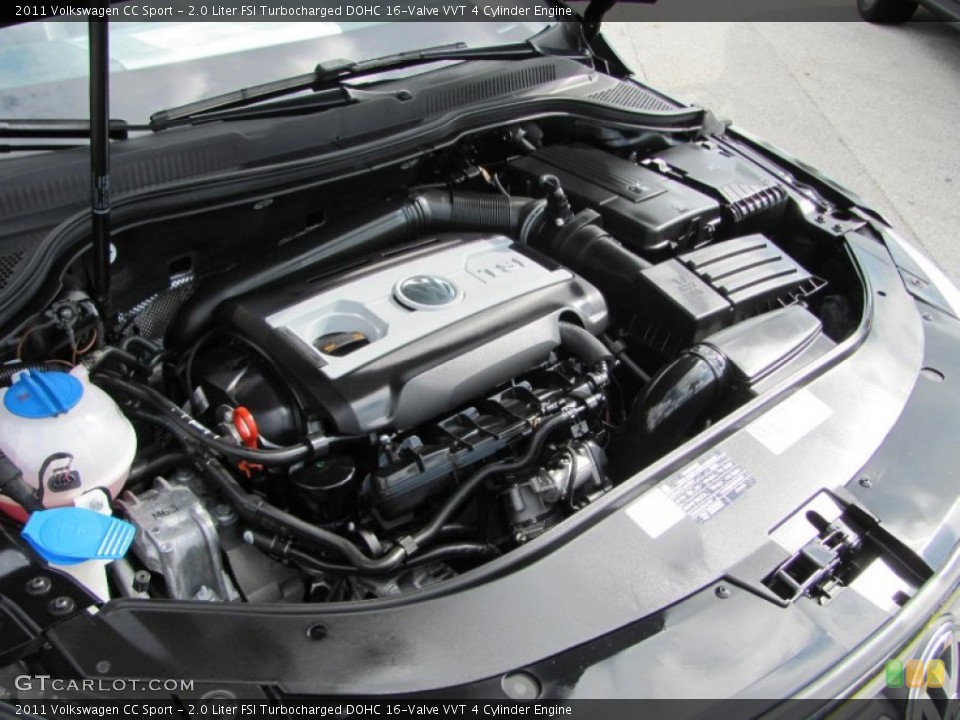 2.0 Liter FSI Turbocharged DOHC 16-Valve VVT 4 Cylinder Engine for the 2011 Volkswagen CC #55490862