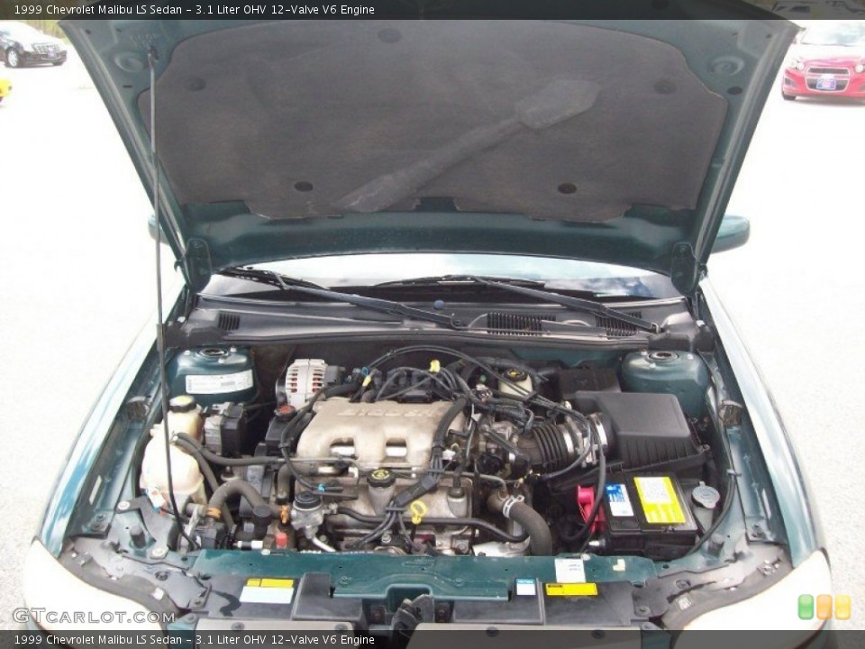 3.1 Liter OHV 12-Valve V6 Engine for the 1999 Chevrolet Malibu #55491392