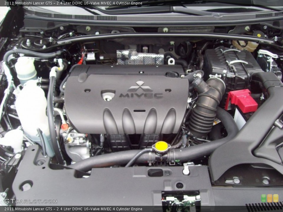 2.4 Liter DOHC 16-Valve MIVEC 4 Cylinder Engine for the 2011 Mitsubishi Lancer #55492929