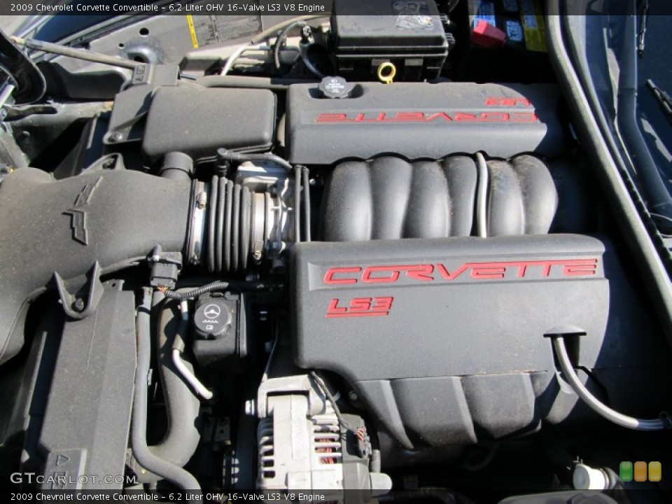 6.2 Liter OHV 16-Valve LS3 V8 Engine for the 2009 Chevrolet Corvette #55504286