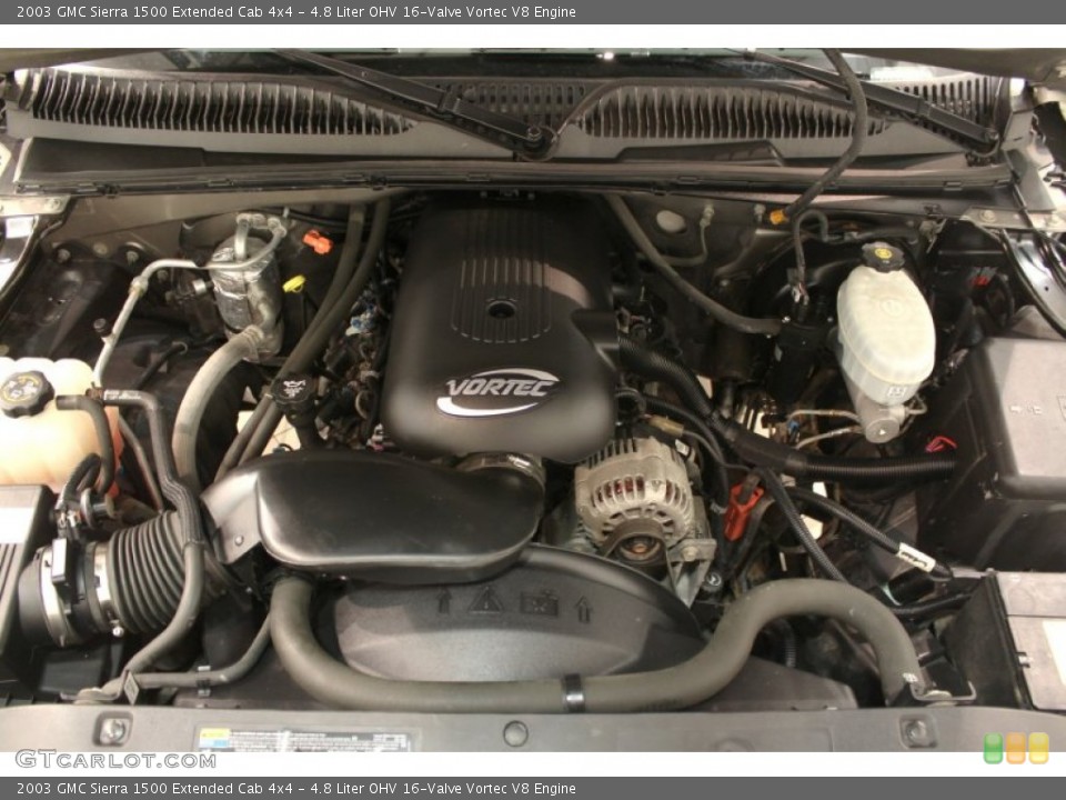 4.8 Liter OHV 16-Valve Vortec V8 Engine for the 2003 GMC Sierra 1500 #55507994
