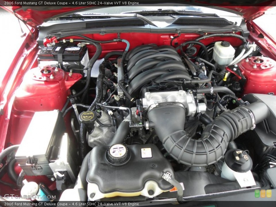4.6 Liter SOHC 24-Valve VVT V8 Engine for the 2006 Ford Mustang #55516361