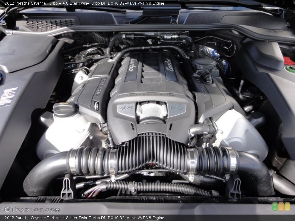 4.8 Liter Twin-Turbo DFI DOHC 32-Valve VVT V8 Engine for the 2012 Porsche Cayenne #55517138