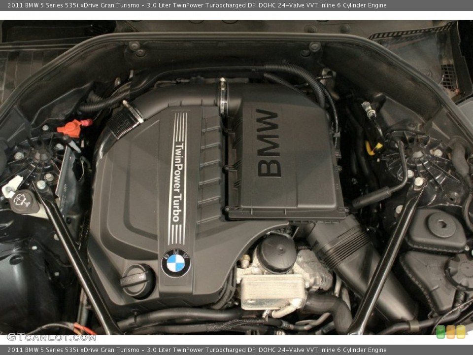 3.0 Liter TwinPower Turbocharged DFI DOHC 24-Valve VVT Inline 6 Cylinder Engine for the 2011 BMW 5 Series #55526162