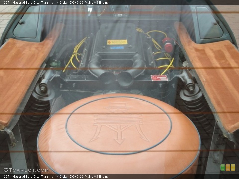 4.9 Liter DOHC 16-Valve V8 1974 Maserati Bora Engine