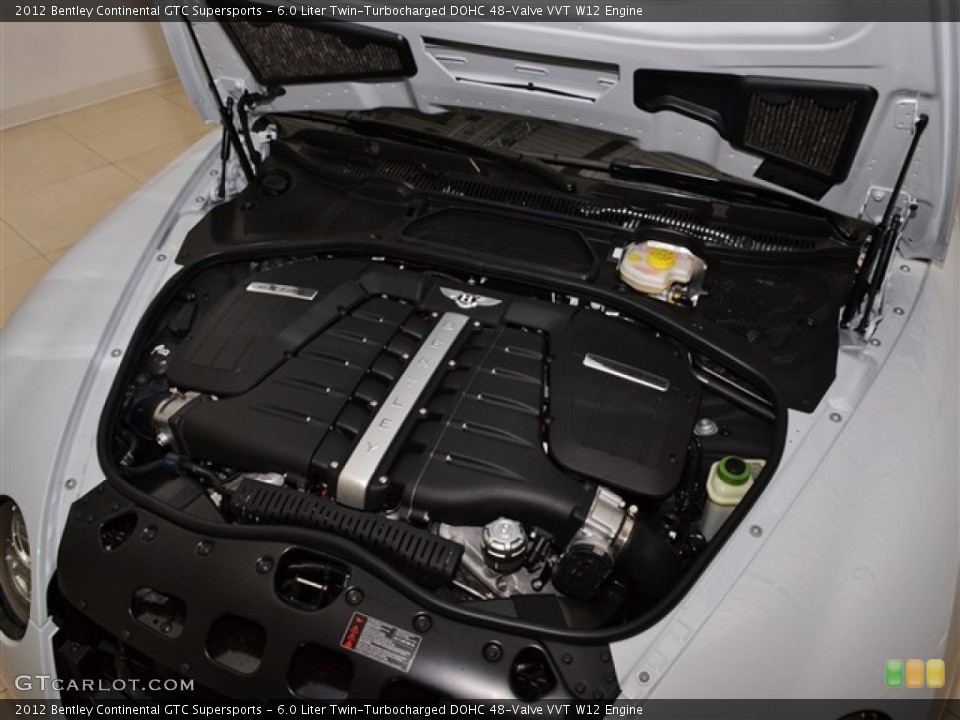 6.0 Liter Twin-Turbocharged DOHC 48-Valve VVT W12 Engine for the 2012 Bentley Continental GTC #55532123