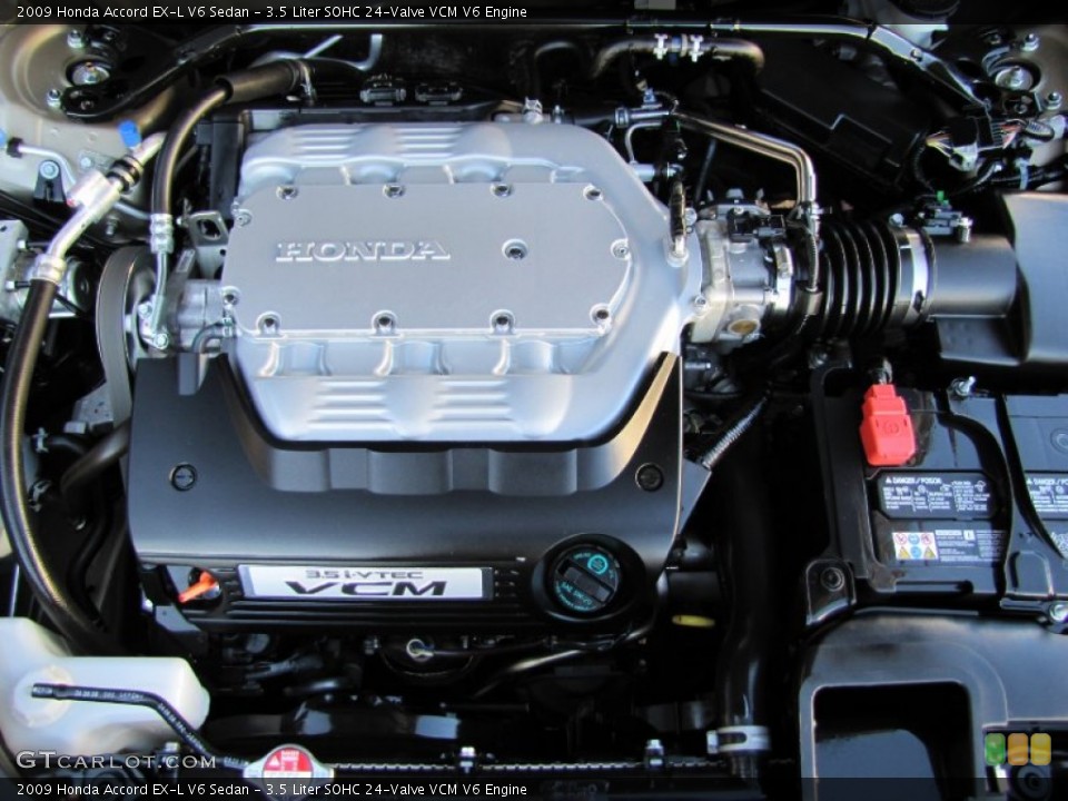 3.5 Liter SOHC 24-Valve VCM V6 Engine for the 2009 Honda Accord #55533368