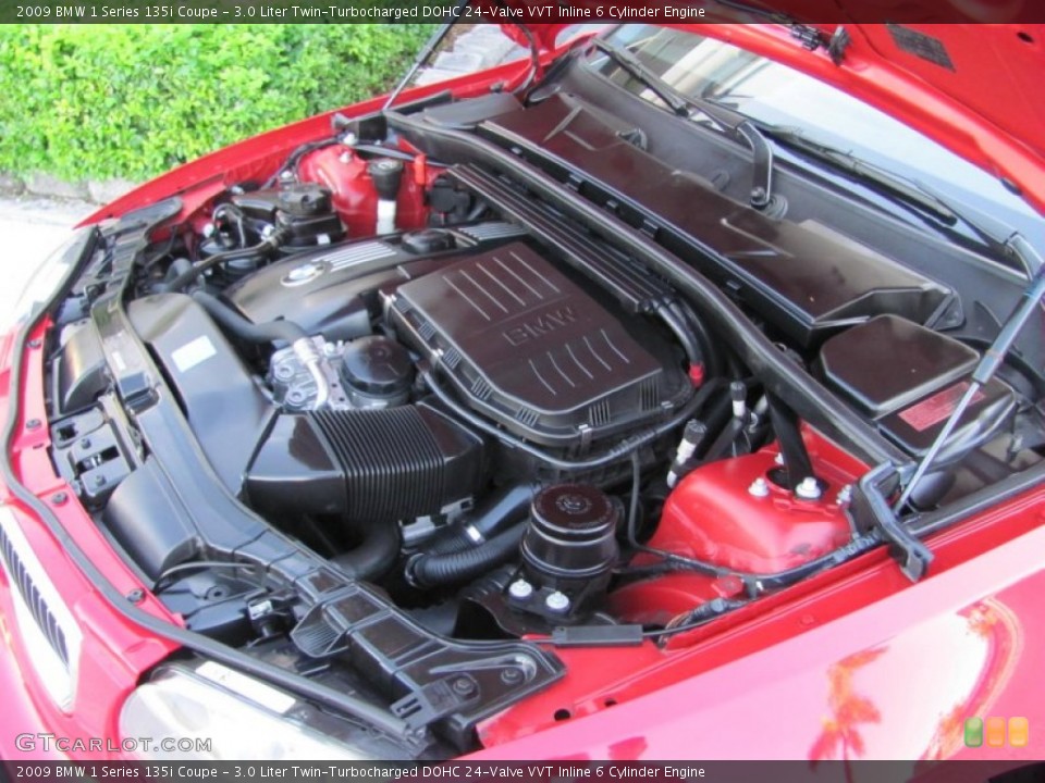 3.0 Liter Twin-Turbocharged DOHC 24-Valve VVT Inline 6 Cylinder Engine for the 2009 BMW 1 Series #55538826