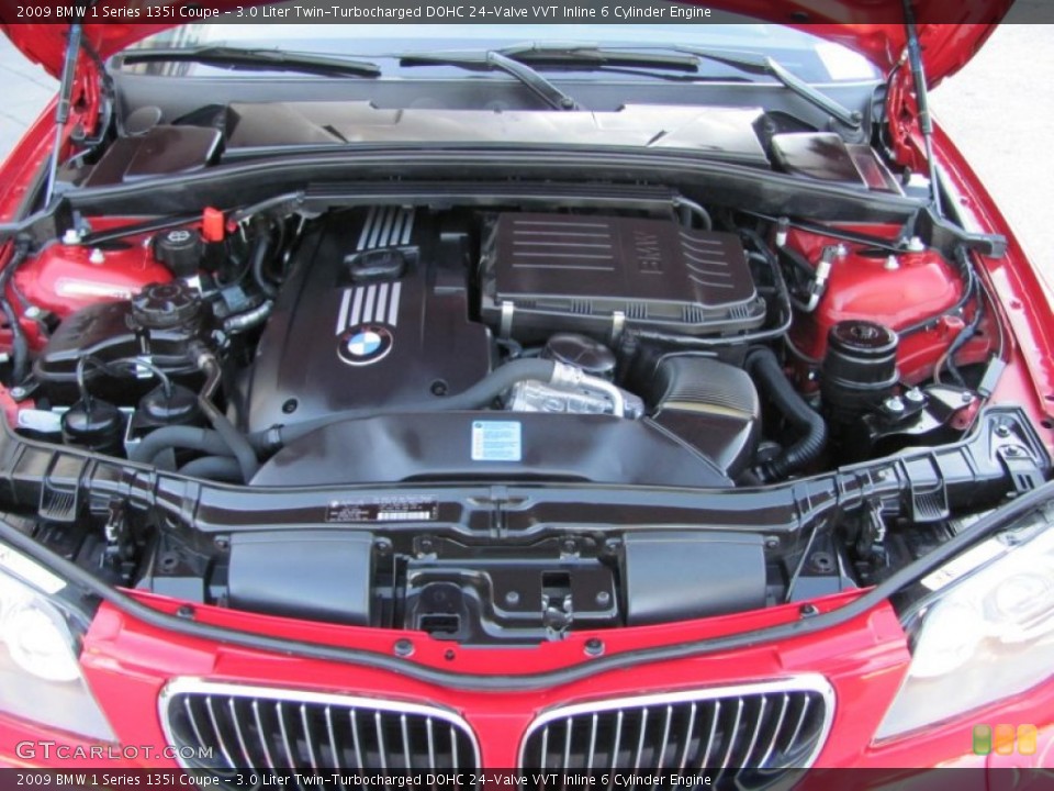3.0 Liter Twin-Turbocharged DOHC 24-Valve VVT Inline 6 Cylinder Engine for the 2009 BMW 1 Series #55538834