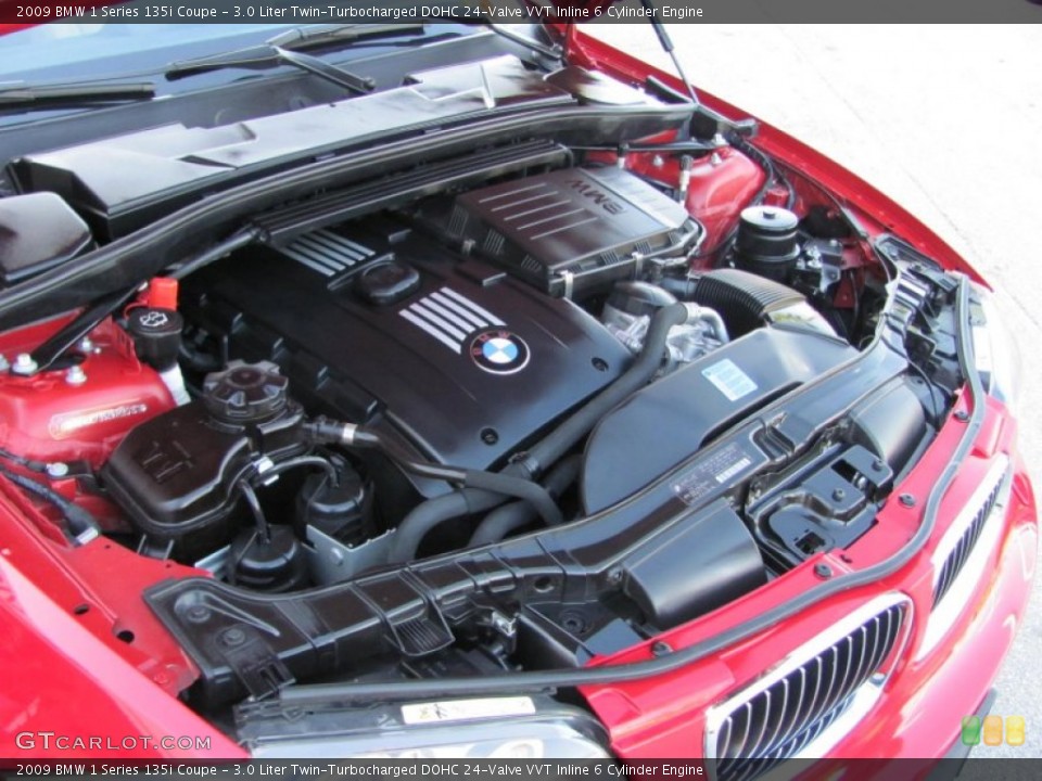 3.0 Liter Twin-Turbocharged DOHC 24-Valve VVT Inline 6 Cylinder Engine for the 2009 BMW 1 Series #55538844