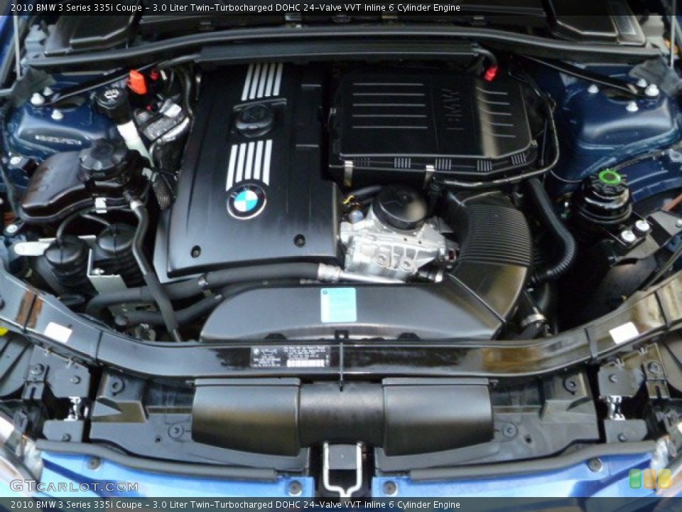 3.0 Liter Twin-Turbocharged DOHC 24-Valve VVT Inline 6 Cylinder Engine for the 2010 BMW 3 Series #55539783