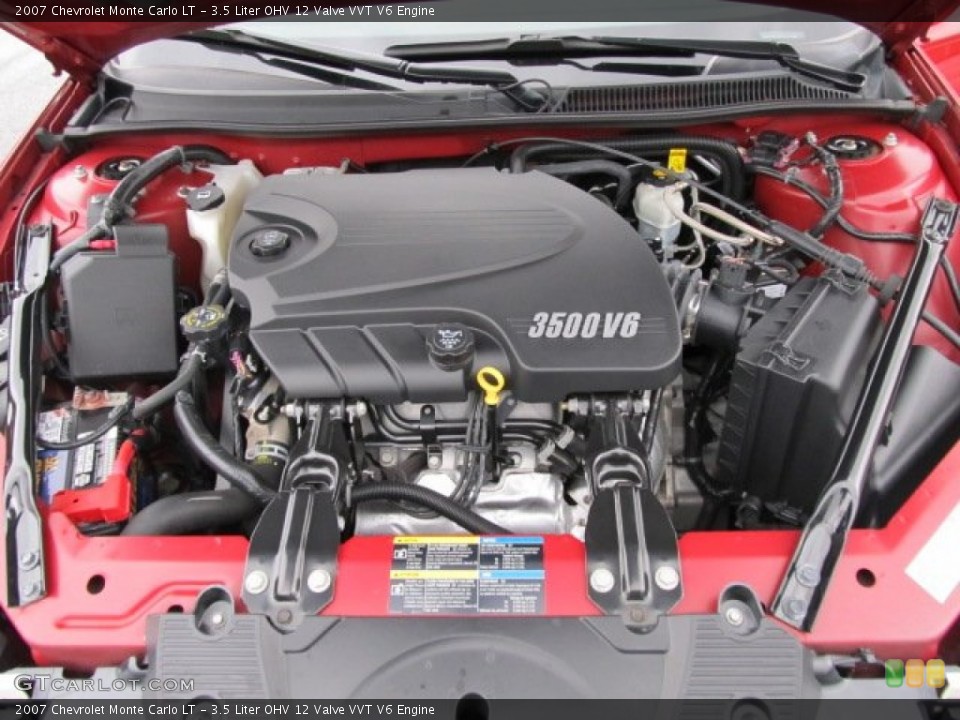 3.5 Liter OHV 12 Valve VVT V6 Engine for the 2007 Chevrolet Monte Carlo #55549818