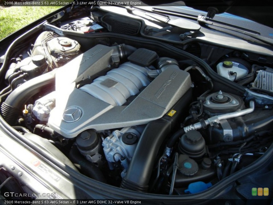 6.3 Liter AMG DOHC 32-Valve V8 Engine for the 2008 Mercedes-Benz S #55550826