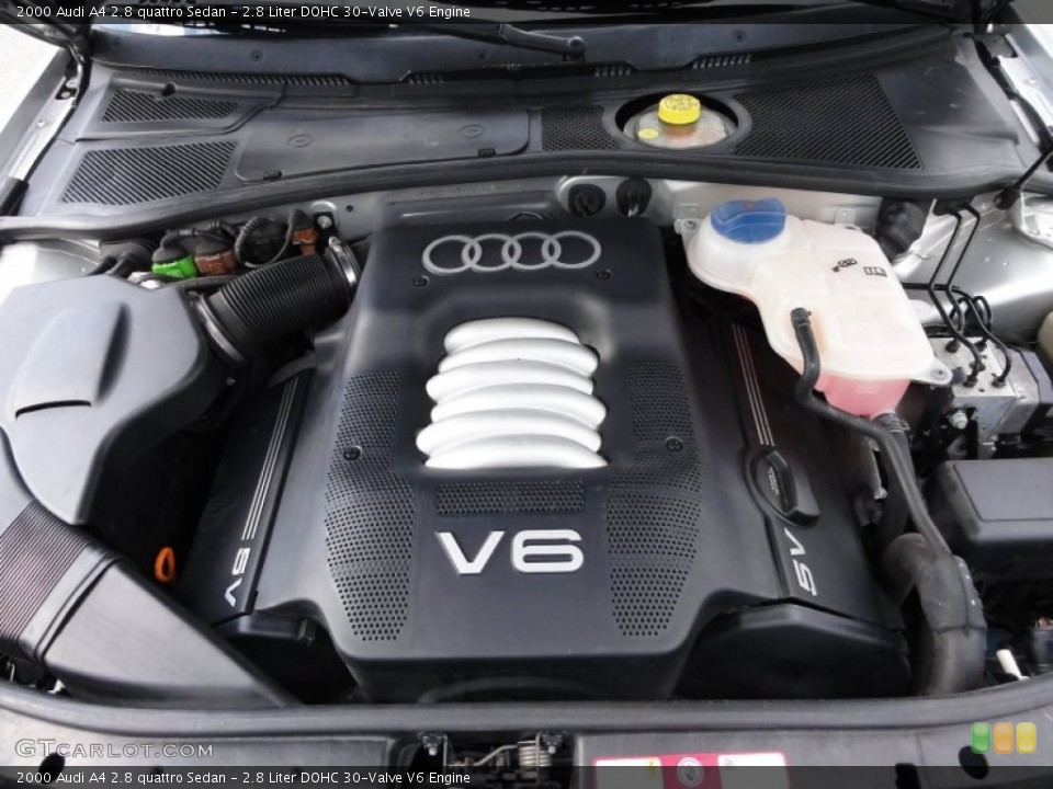 2.8 Liter DOHC 30-Valve V6 Engine for the 2000 Audi A4 #55557174
