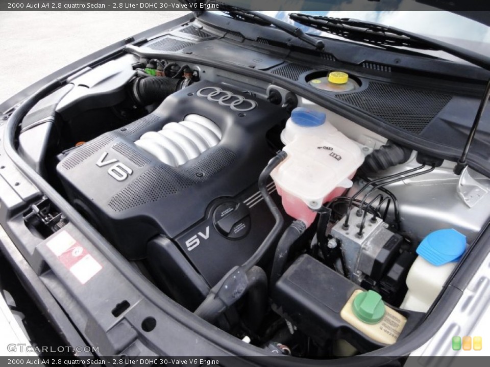 2.8 Liter DOHC 30-Valve V6 Engine for the 2000 Audi A4 #55557185