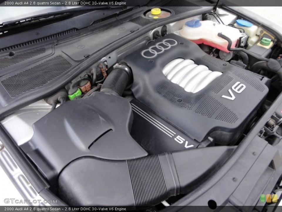 2.8 Liter DOHC 30-Valve V6 Engine for the 2000 Audi A4 #55557195