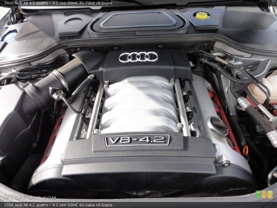 4.2 Liter DOHC 40-Valve V8 Engine for the 2006 Audi A8 #55560552