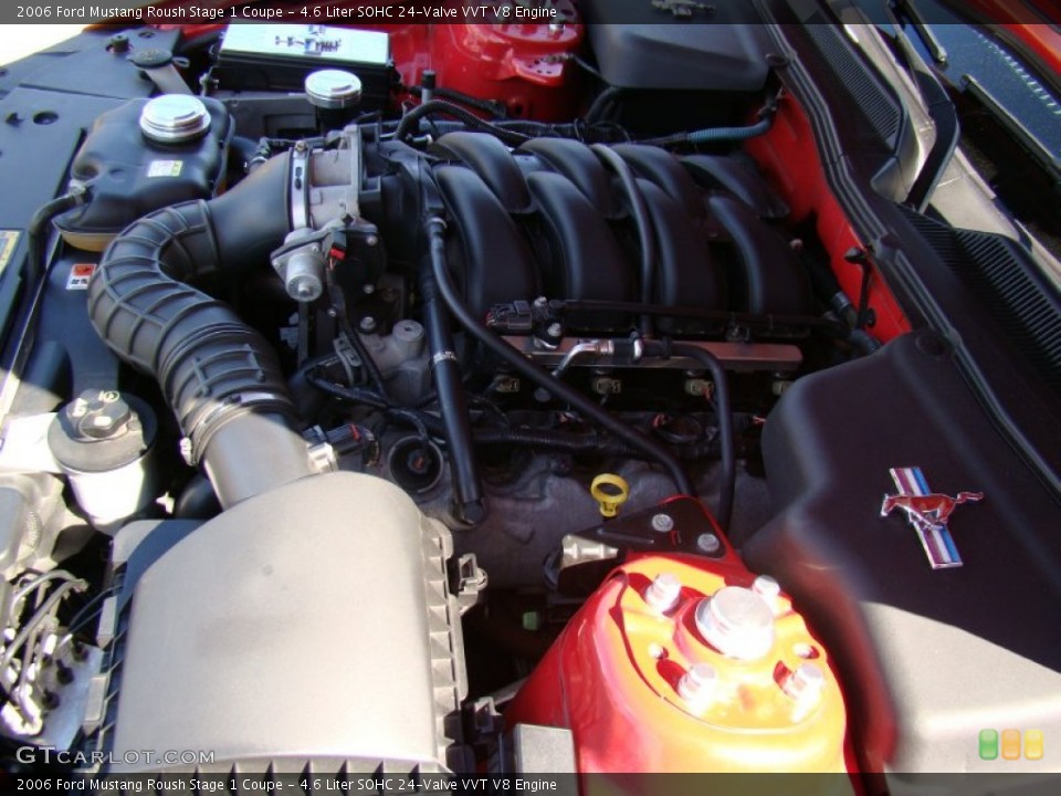 4.6 Liter SOHC 24-Valve VVT V8 Engine for the 2006 Ford Mustang #55563135