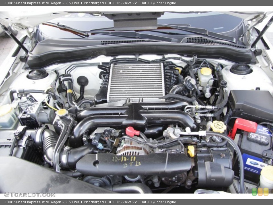 2.5 Liter Turbocharged DOHC 16-Valve VVT Flat 4 Cylinder Engine for the 2008 Subaru Impreza #55574047