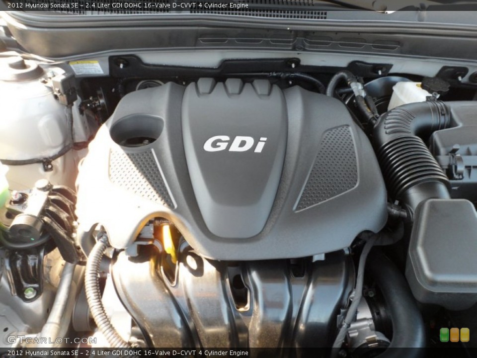 2.4 Liter GDI DOHC 16-Valve D-CVVT 4 Cylinder Engine for the 2012 Hyundai Sonata #55574460