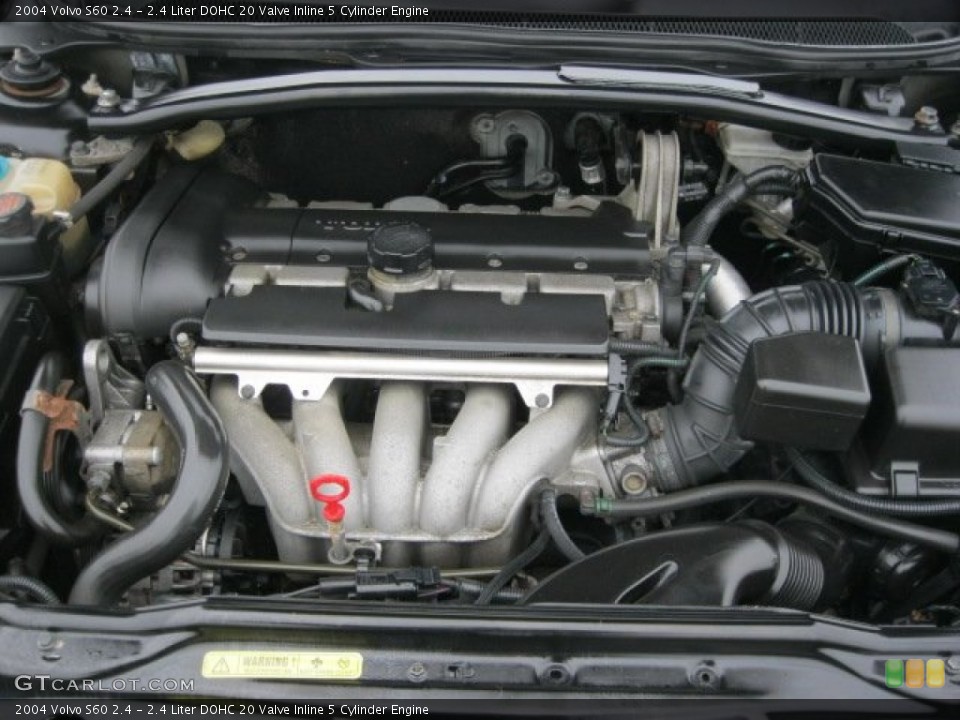 2.4 Liter DOHC 20 Valve Inline 5 Cylinder Engine for the 2004 Volvo S60 #55579587