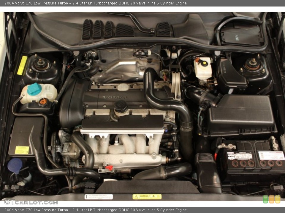 2.4 Liter LP Turbocharged DOHC 20 Valve Inline 5 Cylinder Engine for the 2004 Volvo C70 #55580778