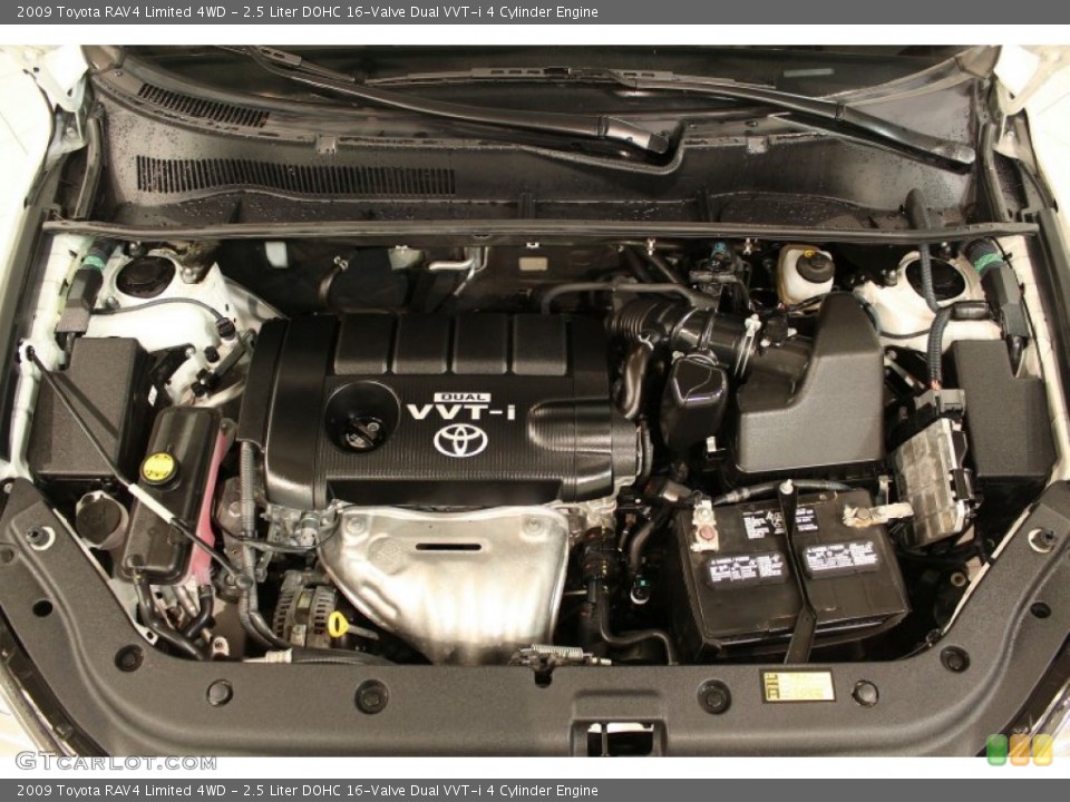 2.5 Liter DOHC 16-Valve Dual VVT-i 4 Cylinder Engine for the 2009 Toyota RAV4 #55581577