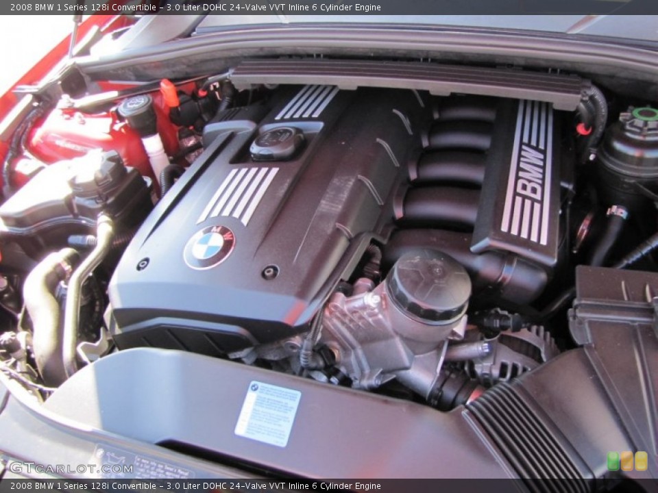 3.0 Liter DOHC 24-Valve VVT Inline 6 Cylinder Engine for the 2008 BMW 1 Series #55581743