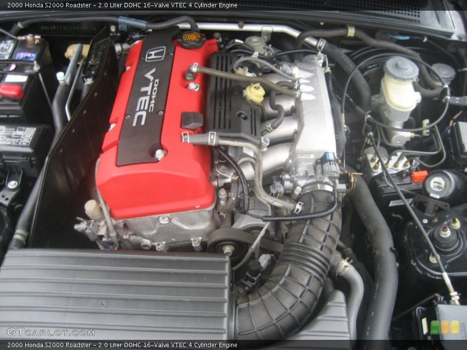 2.0 Liter DOHC 16-Valve VTEC 4 Cylinder Engine for the 2000 Honda S2000 #55582423